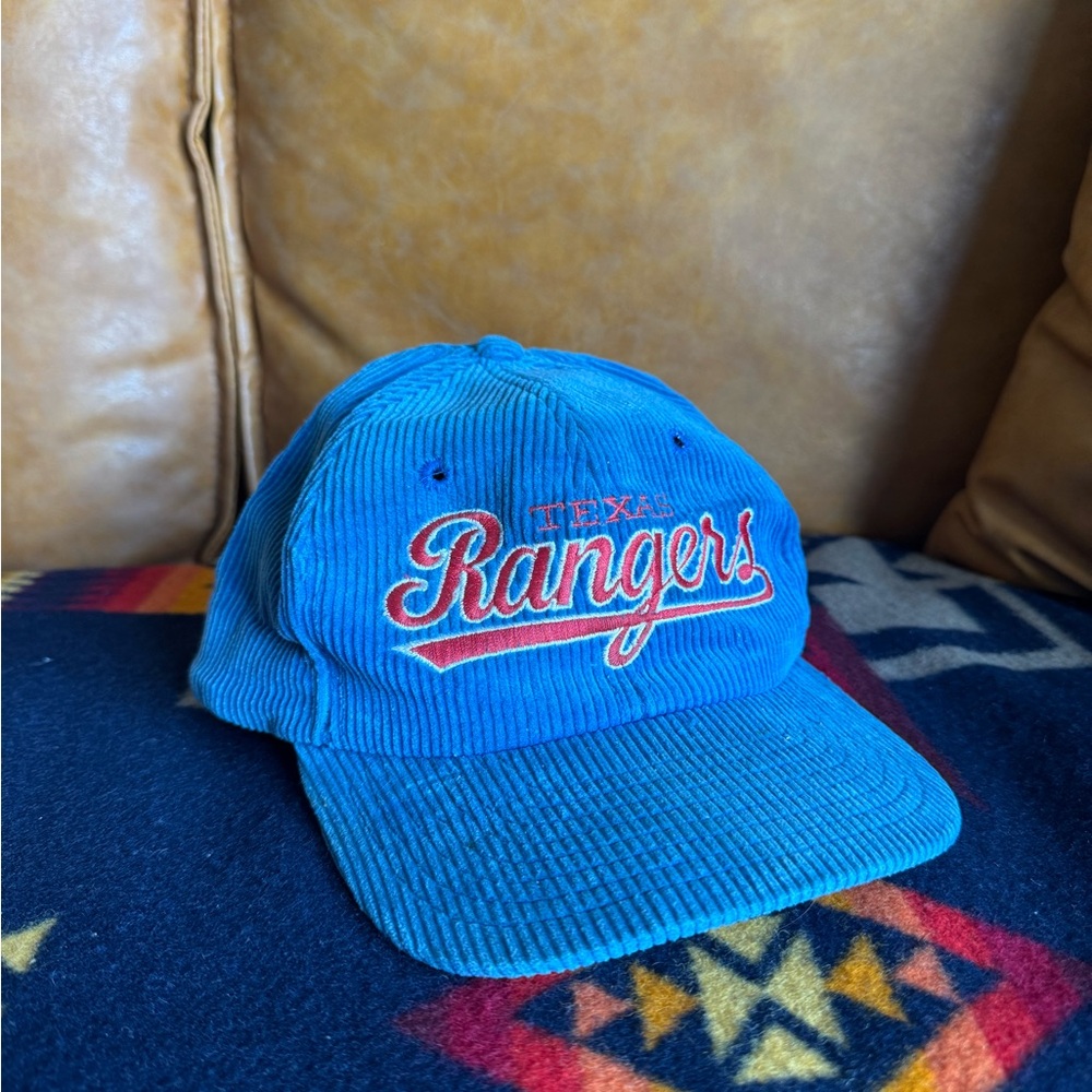 Texas Rangers Blue Corduroy Cap